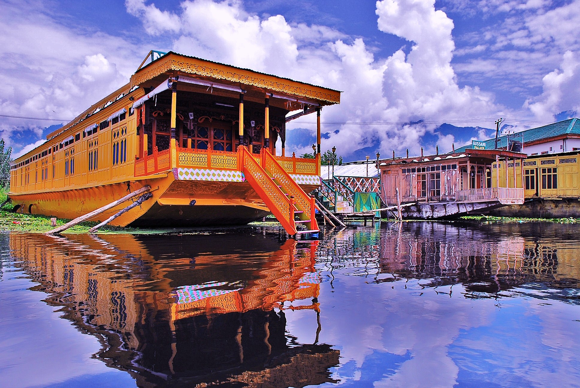 Houseboat on Dal Lake, Srinagar, Kashmir